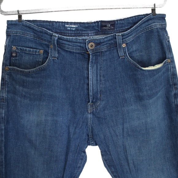 Men's AG Adriano Goldschmied The Everett slim‎ straight jeans Size 34x34 - Picture 2 of 11